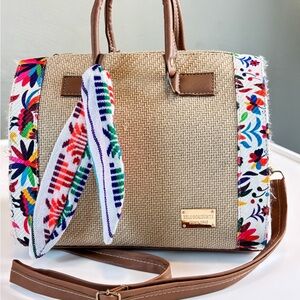Belo Horizonte Handbag Shoulder Strap New Vacation Resort Brazil Tropical Tribal